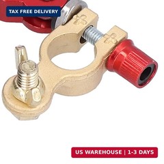 Watris Veiyi Battery Terminal Connectors, 2PCS Positive Negative Car Battery Ter