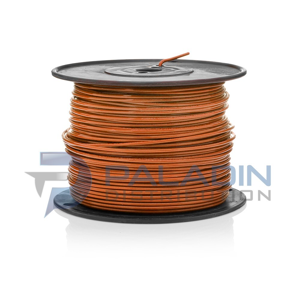 #14 Gauge Orange Copper Solid Wire 500′ FT Roll THHN/THWN UL Listed – Orange