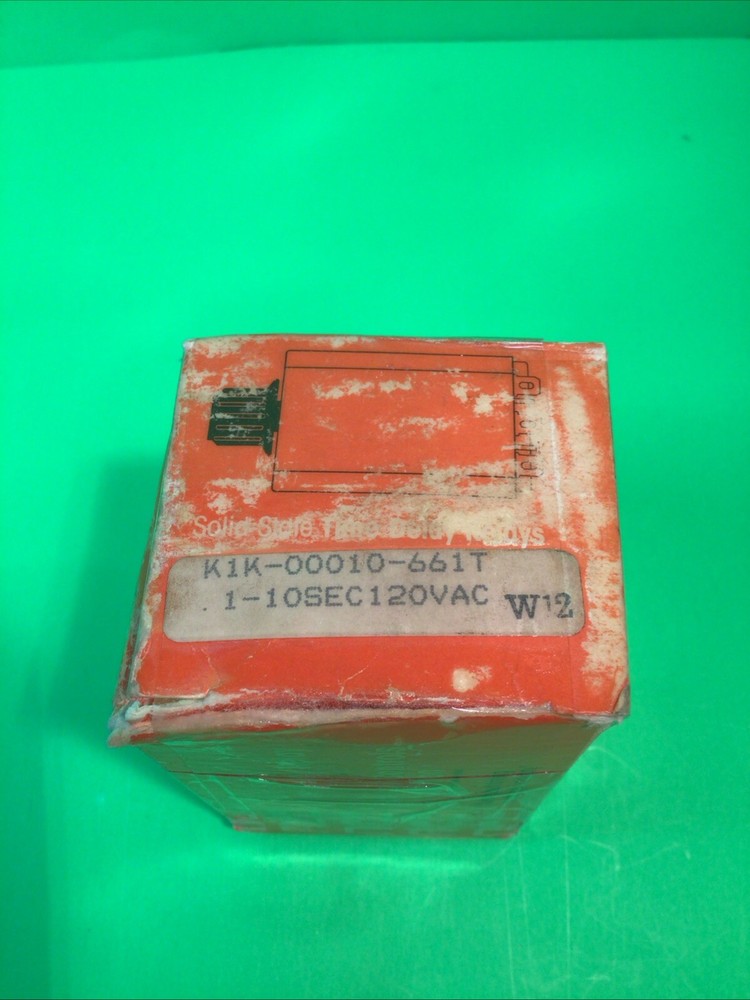 NCC K1K-00010-661T Solid State Time Delay Relay, 0.1-10 SEC, 120V AC