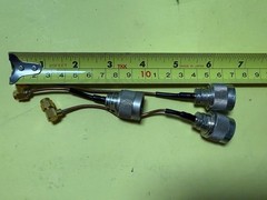 RF Copper Tube Semi Rigid SMA Male to N Male 16/10cm Test Cable Rohde & Schwarz