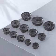 10mm -100mm PC Computer Desk Plastic Grommet Table Cable Tidy Wire Hole Cover