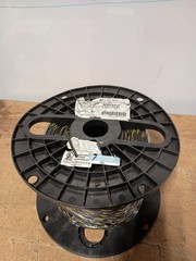 Black Yellow Stripe Contractor 816 FT Spool 14 GA Wire THWN THHN MTW AWM 600 V