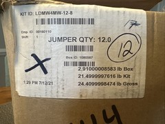 JMA WIRELESS LDMW4MW-12-8, 8 Ft 4.3 Male to 4.3 Male (BOX OF 9) w/Female Seals