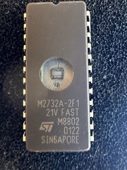 M2732A-2F1 ST MICRO EEPROM , factory box, tube, NEW , 2 PCS