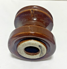 Vintage Peirce 355 Ceramic Insulator Spool Conductor Cap