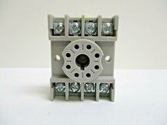 TYCO ELECTRONICS, POTTER AND BRUMFIELD 8-PIN SOCKET, 27E891, LOT OF 8