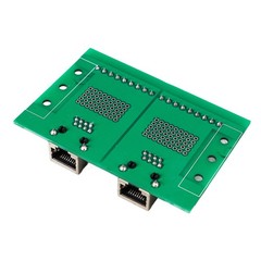 RJ45 Ethernet Connector Breakout Board Dual Network Port Input Screw Terminal❀