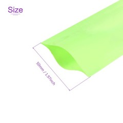 50mm Flat 5m Sleeve PVC Wrap Heat Shrink Tubing for 18650 Battery Bright Green