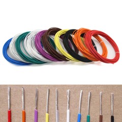 PTFE Cable Wire 0.05/0.08/0.12/0.15 to 10mm² Flexible Silver Plated Copper Audio