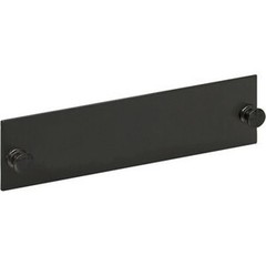 Icc Blank Fiber Optic Adapter Panel – Steel – Black – 1 Pack (icfopb00bk)