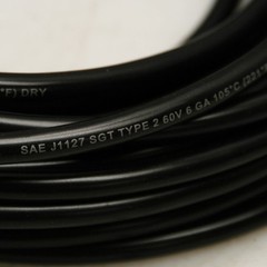 NEW 50′ Starter Cable 6 AWG J1127 SGT Type 2 60 Volt Battery Cable