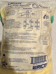 CADDY EASY SNAP GROMMET ESG1 ERICO 125 Plus Count New,Combined 2 Open Bags.