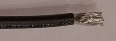 Allied 18 AWG gauge Stranded Tinned Copper Wire, MTW, Hook-up, PVC,Black