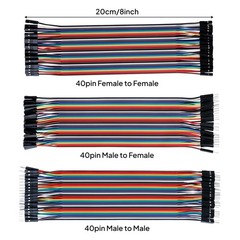 ELEGOO 120Pcs Dupont Jumper Wires Male Female Kit