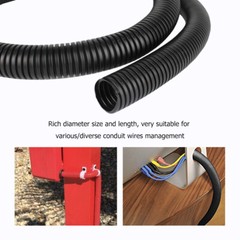 Split Loom Tube Wire Conduit Hose Use For Auto Home Marine Office etc Cover Lot