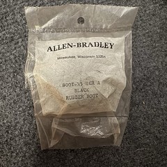 Allen Bradley 800T N5 Series A 30mm Black Rubber Boot
