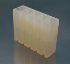 QTY: 250 WCON 5 Pin Nylon 66 UL94V-2 Housing Connector, w/o Contacts