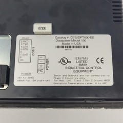 GE Fanuc IC752DFT000-EE Industrial Control Panel Display Interface – USED