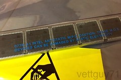 Genuine Original Intel N80286-12 16-bit CPU, PLCC68, 12.5MHz, 286, x86 processor