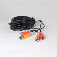 BNC DC POWER VIDEO SECURITY CCTV CAMERA DVR EXTENSION CABLE DATA LEAD WIRE 1-50m
