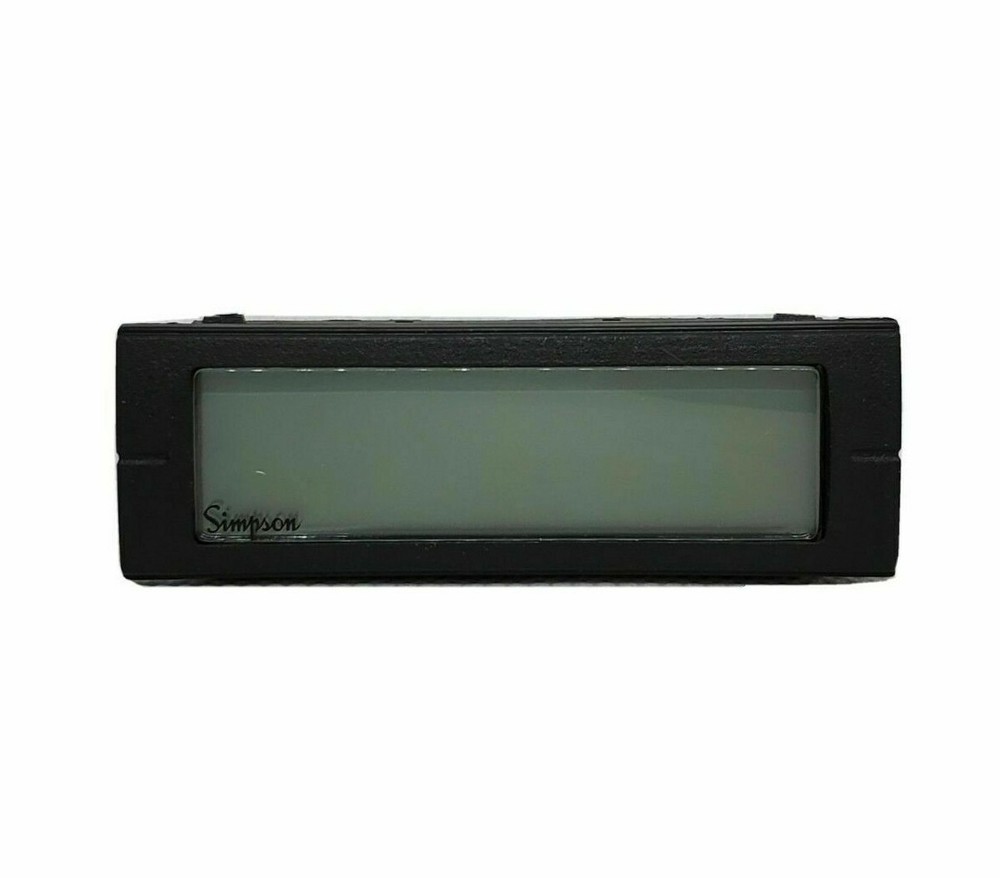 SIMPSON ELECTRIC M135-N05745 METER PANEL w/GREEN NUMBERS *U15