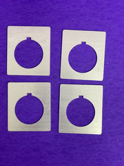 Allen Bradley Legend Plate,30 mm Push Button [Lot of 4]