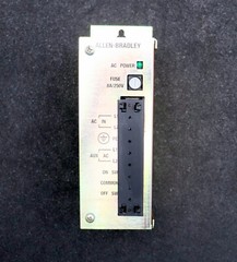 ALLEN BRADLEY POWER SUPPLY PART 160591 CAT 8520-OFC REV 03 FUSE 8a / 250V Used