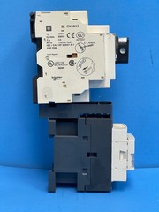 Lot Of 5 Telemecanique GV2-P08H7 2.5-4A Motor Circuit Breaker w/ LC1D12 25A