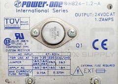 POWER-ONE HB24-1.2-A POWER SUPPLY INTERNATIONAL SERIES 24VDC 1.2A LEVEL 3