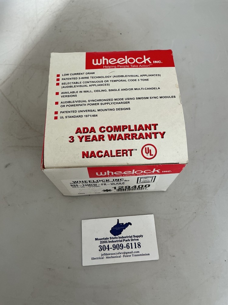 Wheelock Fire Alarm RSS-24MCW-FR
