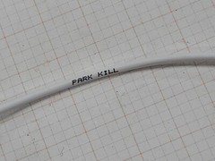 Southwire #16awg GXL SAE J1128 XLPE Automotive Wire 125C Printed White /100ft