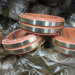 2-Ring 2-Way Conductive Ring Slip Ring Sliding Bracelet Copper Ring 100*135mm