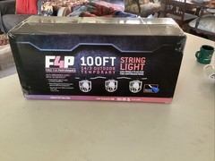 F4P TLS14/2-100 TEMP LT STRING 100FT 10 SOCKET JOBSITE LIGHTING 14/3 Temporary