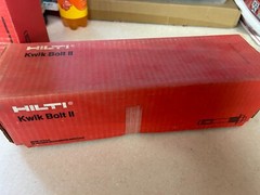 New Box (50) HILTI KBII 000331955 1/2″ X 3-3/4″ CONCRETE ANCHORS Long thread