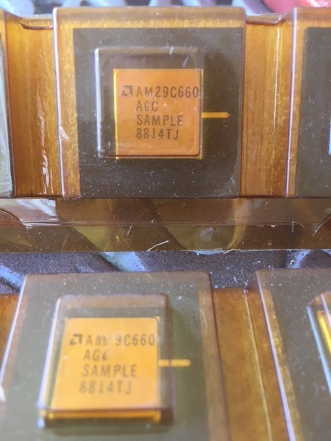 AM29C660AGC AMD AM29C660 GOLD PGA RAREST SAMPLE VINTAGE NEW COLLECTIBLE QTY-1