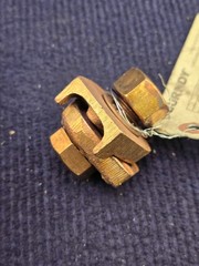 Burndy GZ26-58: 3 to 2/0 AWG Str, 5/8 Stud, Mechanical Grounding Connector