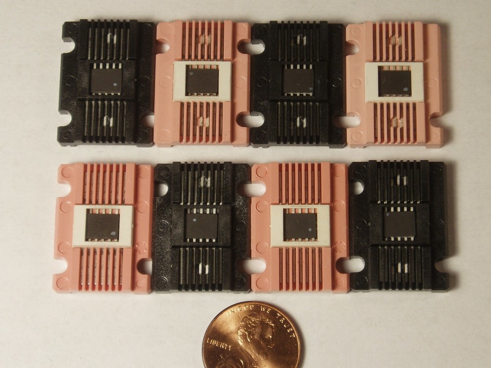 Qty 8: Flatpack IC’s Integrated Circuits 1960’s Very Cool Steampunk Flat Pack
