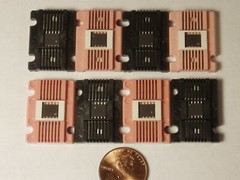 Qty 8: Flatpack IC’s Integrated Circuits 1960’s Very Cool Steampunk Flat Pack