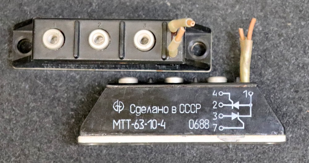 CCCP Thyristor MTT-63-10-4 Used