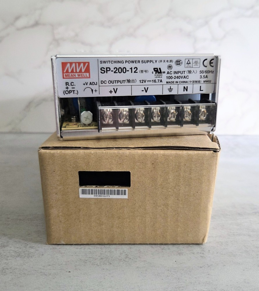 Mean Well SP-200-12 200W 12V DC 16.7A AC to DC Switching Power Supply – NEW