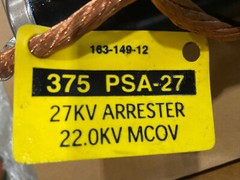 Elastimold 35kV Parking Stand Surge Arrester 22.0kV MCOV 375PSA-27