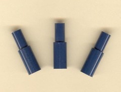 25 Blue Insulated SNAP PLUG Terminal Connector #16-14 Wire Gauge AWG .180 FEMALE