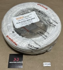 NEW SEALED- Honeywell 22/2C-ST-PVC-B500-WHITE 22AWG 2C Stranded 500’ White Wire
