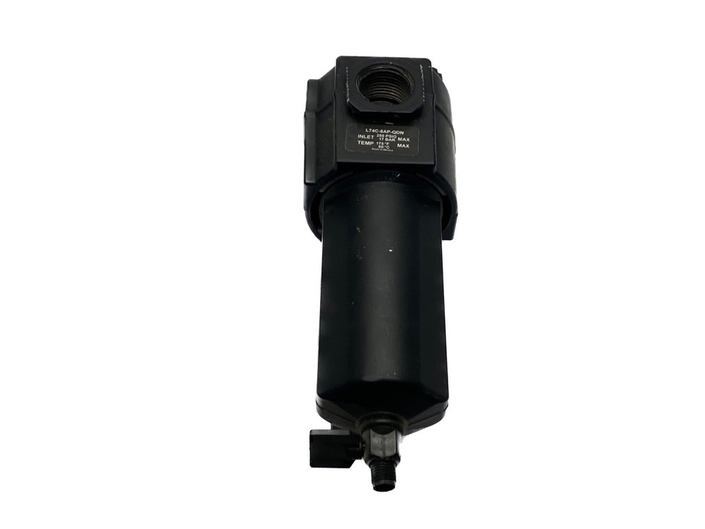 USED Norgren 3/4” NPT 250 PSIG Pneumatic Air Lubricator L74C-6AP-QDN