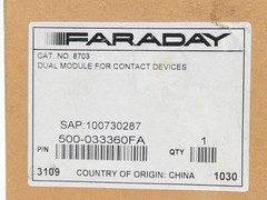 Siemens Faraday 8703 500-033360FA Dual-Input Interface Module Fire Alarm – NE…
