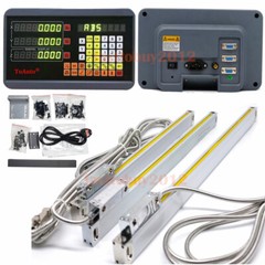Bridgeport Mill 3Axis Digital Readout +3pc Linear Glass Scale DRO Display Kit