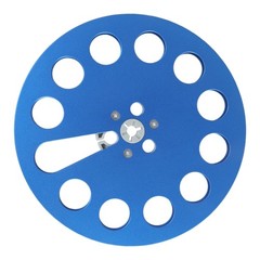 7Inch Tape Reel 12 Holes Aluminium- Empty Tape Spool Aluminum-Alloy
