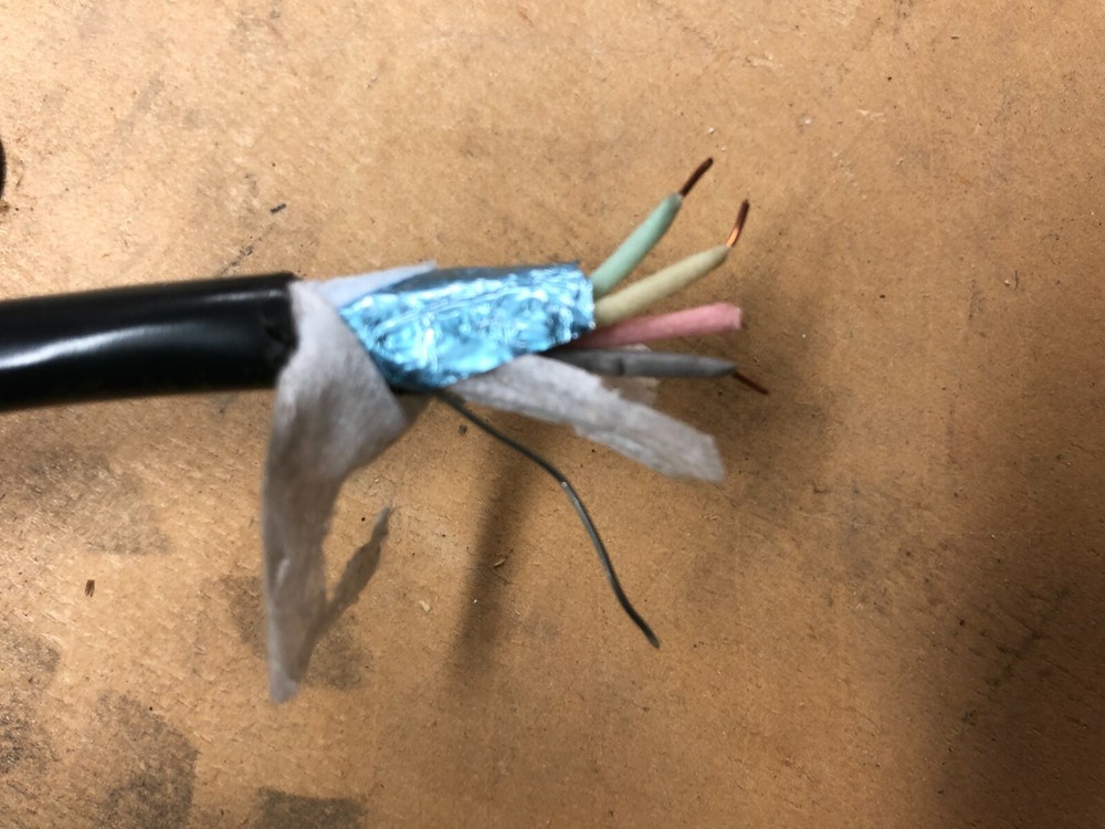 25′ West Penn Wire WL96012 AQ 2 Pair 22 AWG Solid Overall AL/Foil Shield Cable