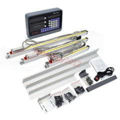 3 Axis Digital Readout DRO kit for bridgeport 350mm+450mm+950mm Linear Scales