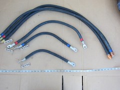 17″ 20″ 30″ 50″ 4/0 Copper Wire w Lug, Used